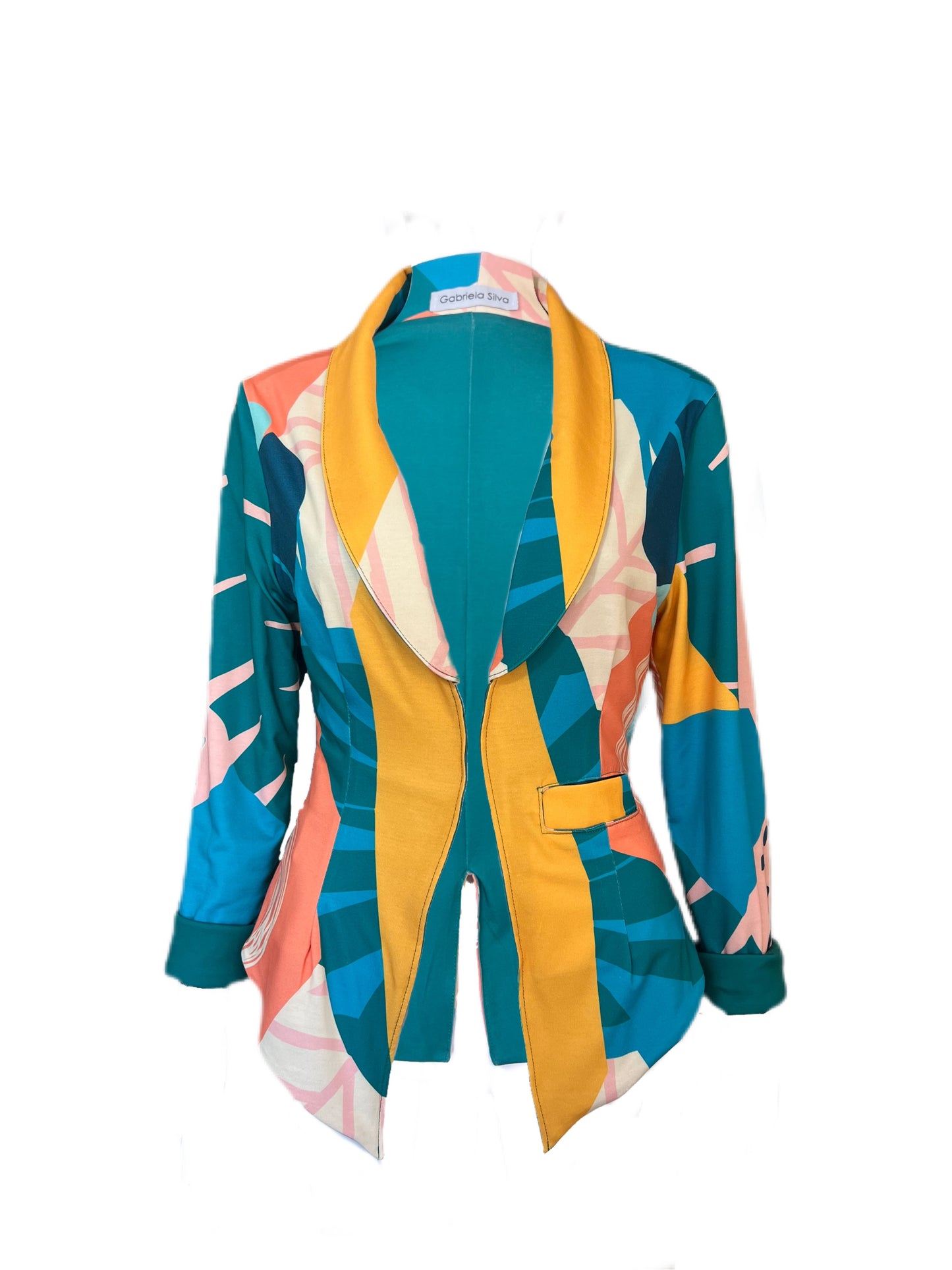 01 Tropical Teal - Reversible Blazer