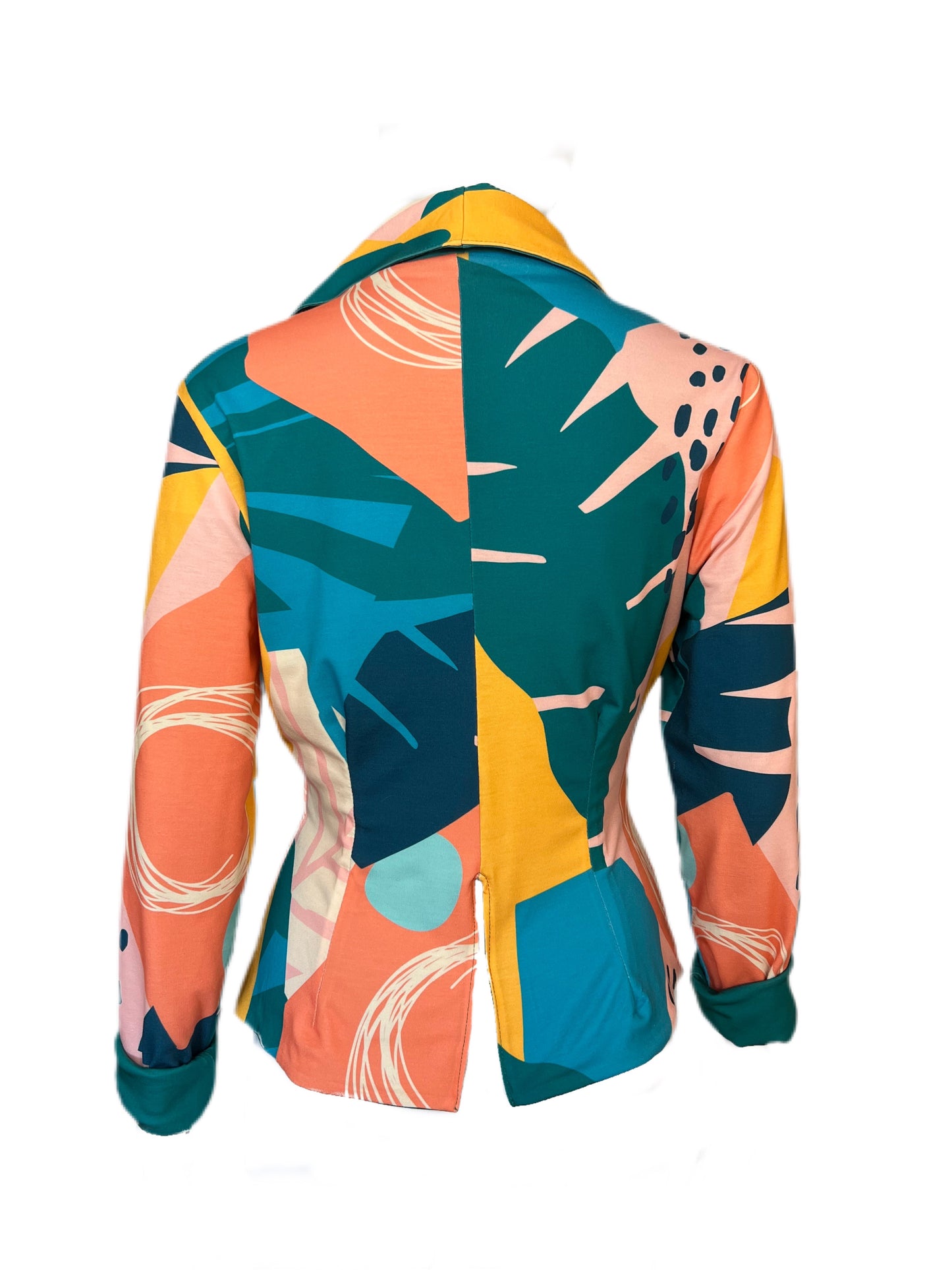 01 Tropical Teal - Reversible Blazer